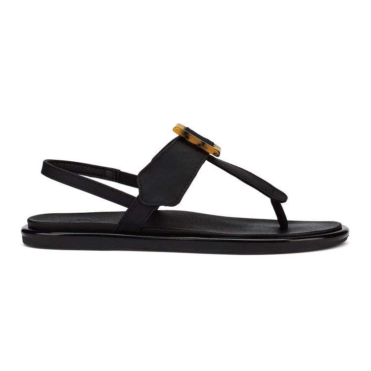 OluKai La‘i T–Bar Black/Black Women’s – Brown's Shoe Fit Co. Longview