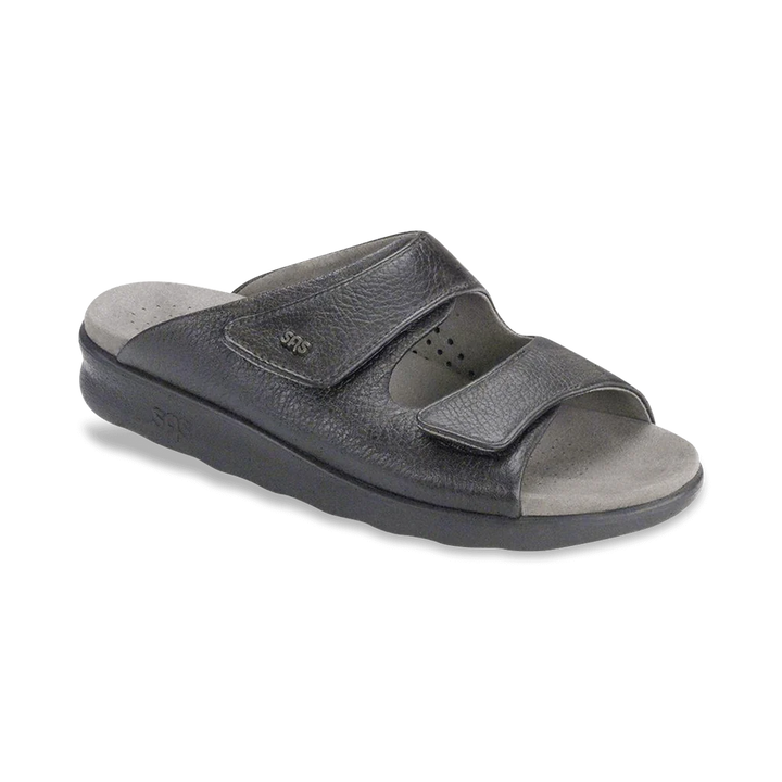 SAS Cozy Slide Sandal Black Women s Brown s Shoe Fit Co. Longview